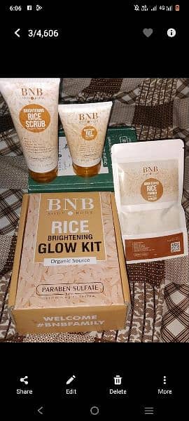 BnB rice glow kit. . Cash on delivery 2