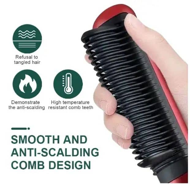 Professional Multifunctional Hair Straightener | Brush Set Comb | Wtsp 4