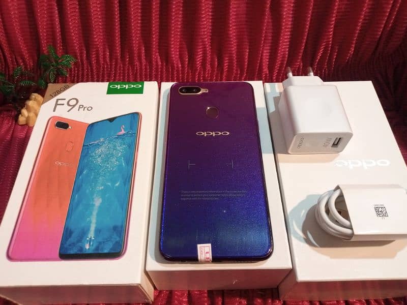 Oppo F9pro 8gb/256gb PTA Approved 2