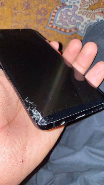 Samsung S9 plus ___ only screen crack Alll okay 0