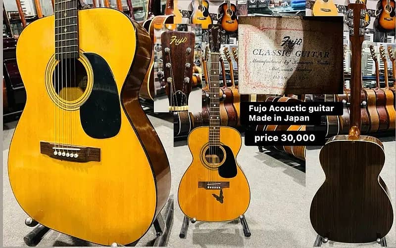Semi acoustic guitar Made in Japan we have japanese guitar available 7