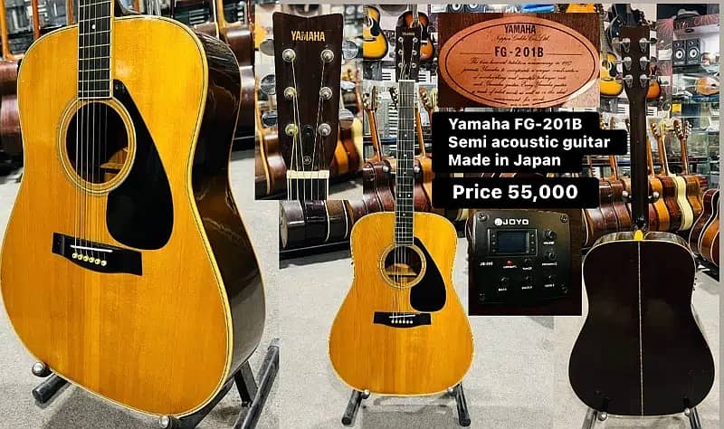 Semi acoustic guitar Made in Japan we have japanese guitar available 15
