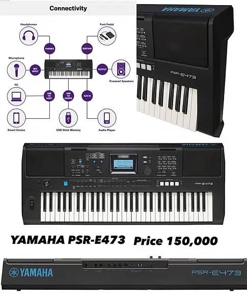 Yamaha p-80 Digital piano hammer weighted 88 keys Korg -170 keyboard 16