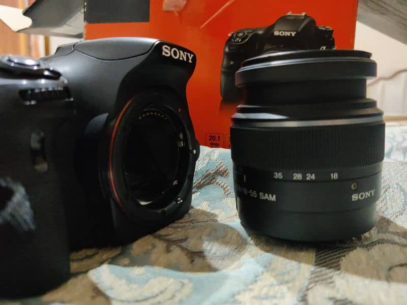 sony alpha a58 dslr camera 2 lemses beter then canon and nikon dslr 4