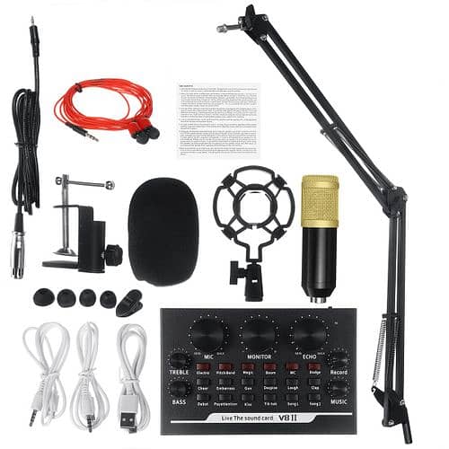 BM800 microphone for voice over, youtube video recording podcast mic 2