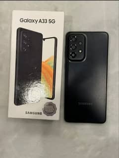 Samsung A33 5g  Black 8/128  2 month warranty with box 10/10.