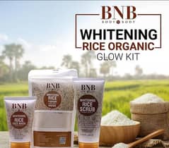 rice whitening and glowing facial kit