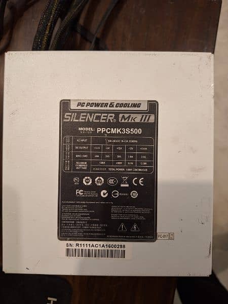 silencer mark 3 bronze semi modular supply. 4