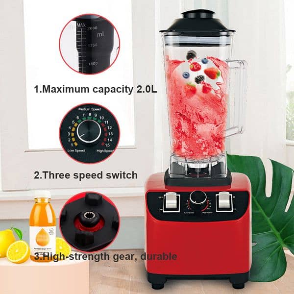 RAF 2 IN 1 HEAVY DUTY JUICER BLENDER GRINDER CHOPPER BIG SIZE POWERFUL 15