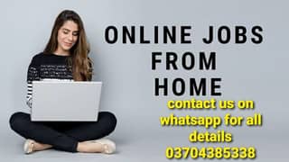 we require rawalpindi boys girls for online typing homebase job