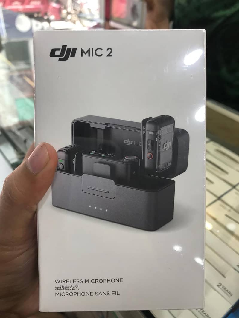 DJI Mic 2 (2 TX + 1 RX + Charging Case)  Pocket-Sized Pro Audio 0