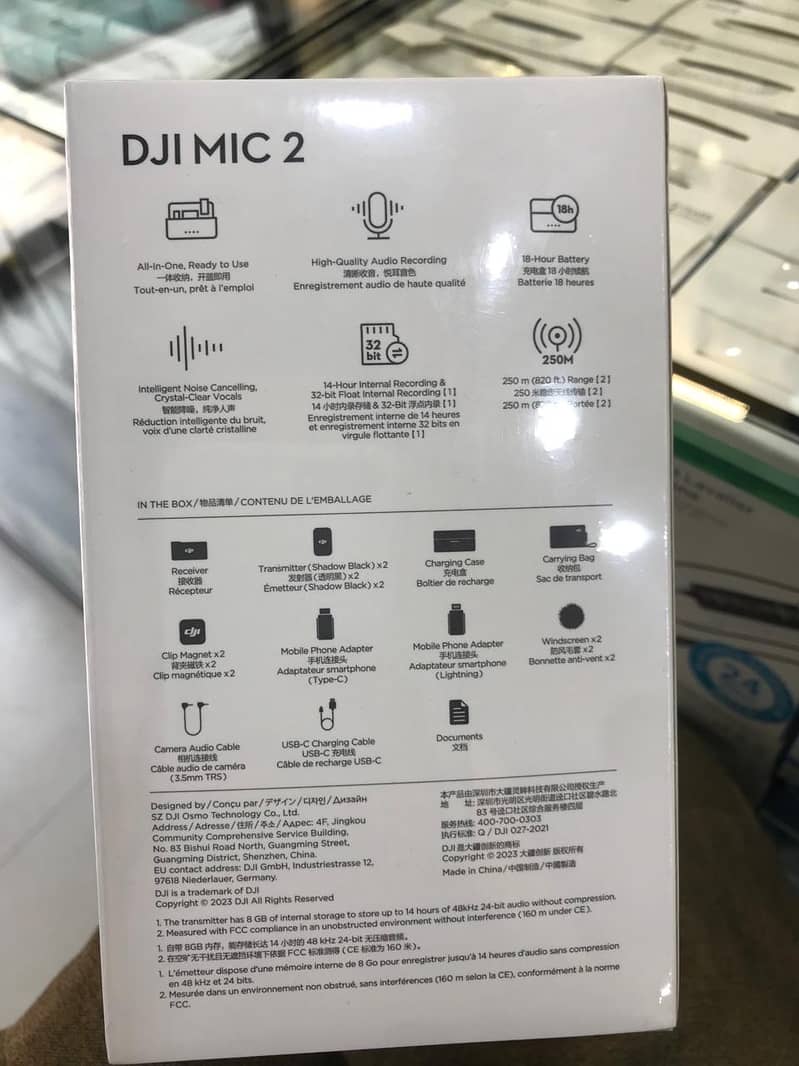 DJI Mic 2 (2 TX + 1 RX + Charging Case)  Pocket-Sized Pro Audio 1