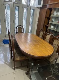 dinnineg table with 6 chairs polish