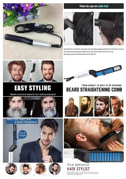 Org Trimmer Dingling Beard Hair iron straightener Kemei Shaver Machine 1