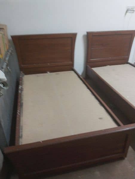 Excellent Quality Wooden Single Bed Set for Sale 1