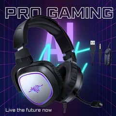 G1P Game elite Rgb gaming Headphone with noise cancellation mic active
