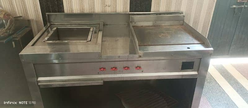 3 in 1 counter grill fryer and hot plate 4