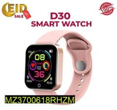 Women's pink smart watch D30