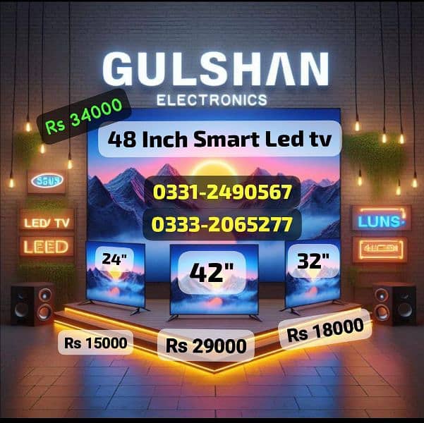 BUY 32" 42" 48" 55" 65" SMART ANDROID LED TV WIFI IPS 0