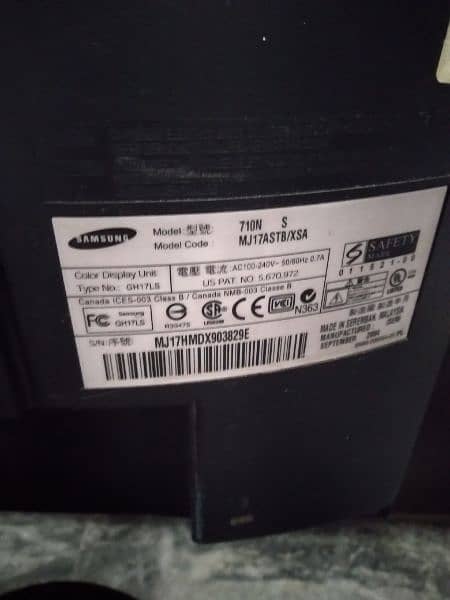 !!!samsung monitor syncmaster 710n computer lcd moniteor for sale!!! 4