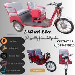 3 wheel bike for disable