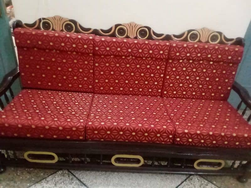 cushions of the Wooden sofa 2