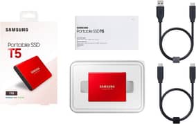 Samsung T5 1TB Up to 540MB/s USB 3.1 Gen 2 (10Gbps, Type-C) External
