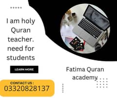 I want to teach holy Quran