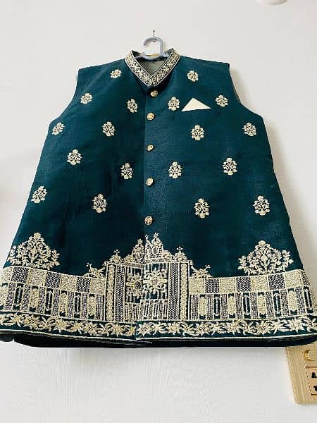 west coat for mehndi wedding for boys embroidery west coat 2
