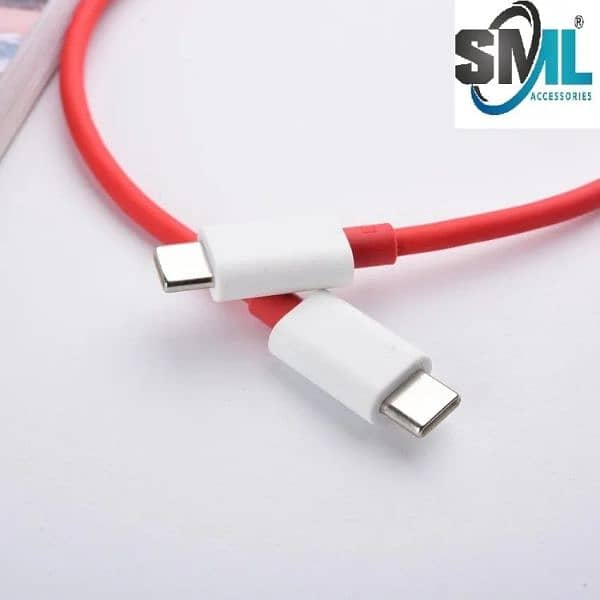 65W Oneplus Type-C to Type-C fast charging cable fast data taransfer 3