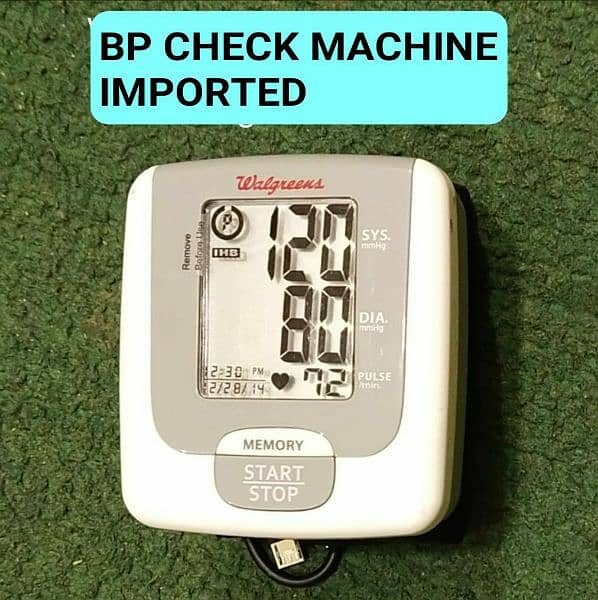 Blood pressure Machine Available 1