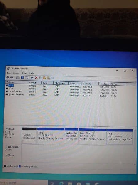Dell laptop 12gb RAM 512gb. ROM 6