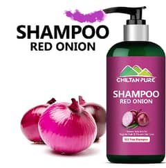 Red Onion Shampoo Natural Solution for Regrow Hair & Prevent Hair Loss