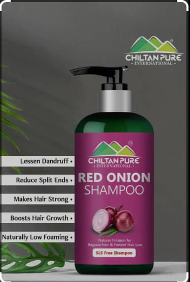 Red Onion Shampoo Natural Solution for Regrow Hair & Prevent Hair Loss 1