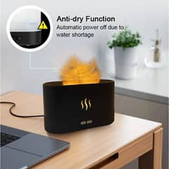 3D LED Simulation Night Light Ultra Silent Air Humidifier 0