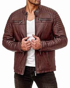 Premium Original Leather Jacket for men | BEST Brown Fashion wax Coat