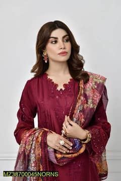 •  Fabric: Lawn
•  Front: Full Heavy Embroidery
•   P