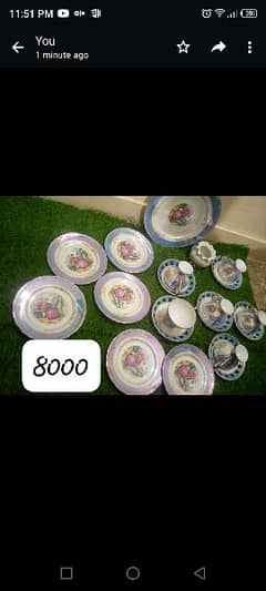 tea set + ice cream set. . . both r selling just 14000 0