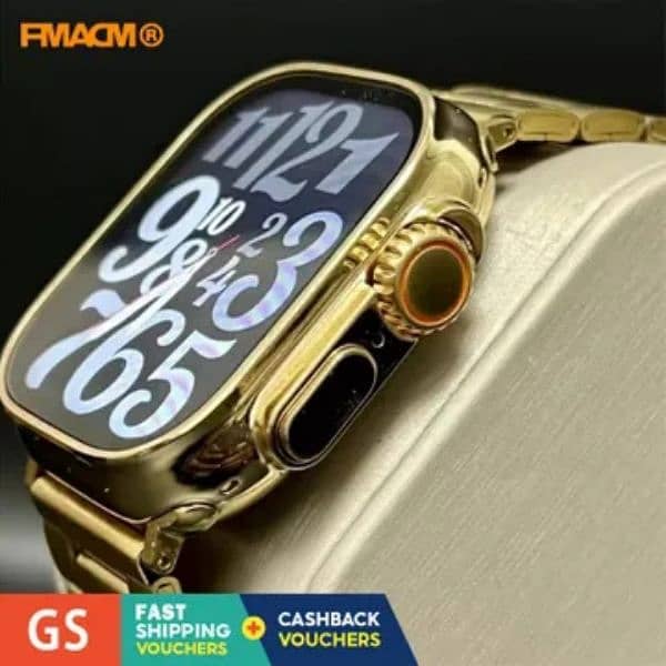 T10 ultra smart watch golden edition 2