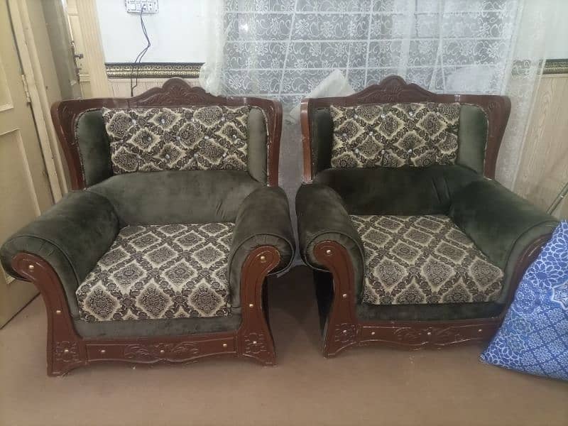 5 seater sofa set / wodden sofa set 2