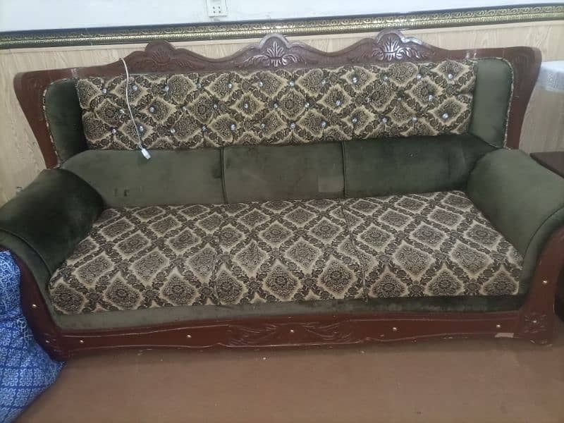 5 seater sofa set / wodden sofa set 3
