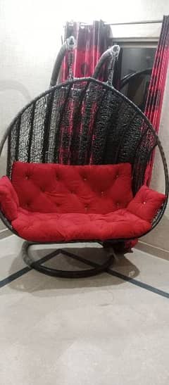 Triple Seater Hanging Chair(Jhoola) With Stand