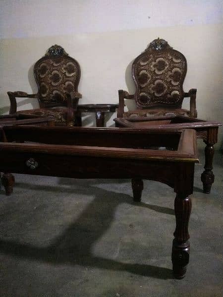 Chinioti Chairs/coffee table/3 tables set 1