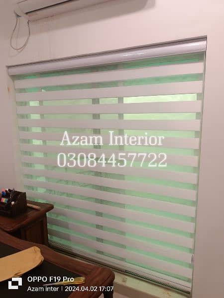 kana chikh window blinds Roller vertical blinds zebra wood blinds fros 7