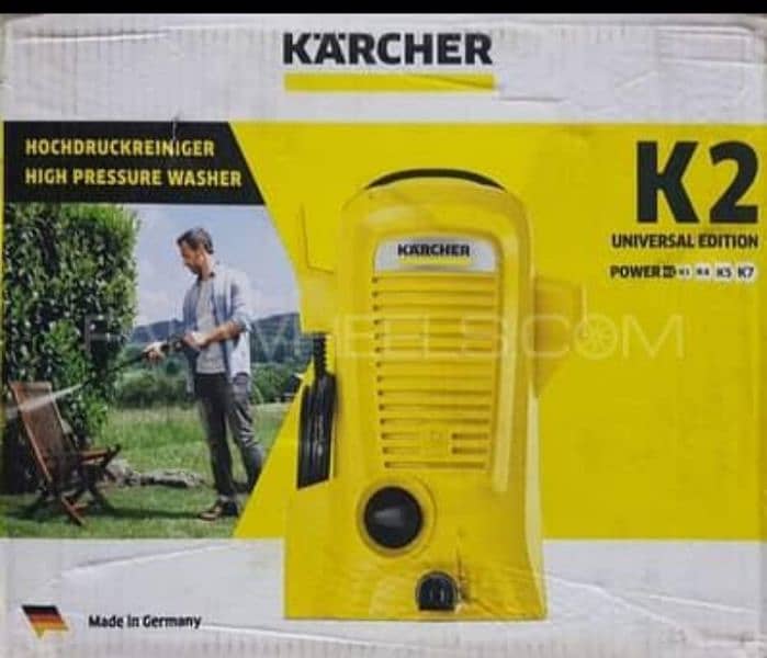 Karcher K2 high pursue car washer 1400 Watts and 110 bar with forming 1