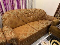 5 seater solid wood sofa 0