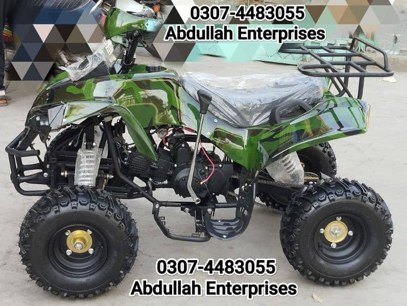 125 cc desert bike atv quad with reverse, new Tyres and parts for sale 3
