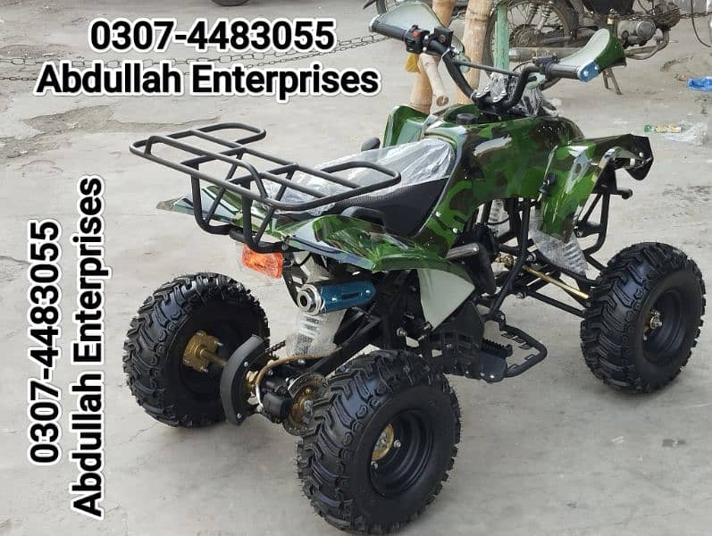 125 cc desert bike atv quad with reverse, new Tyres and parts for sale 7