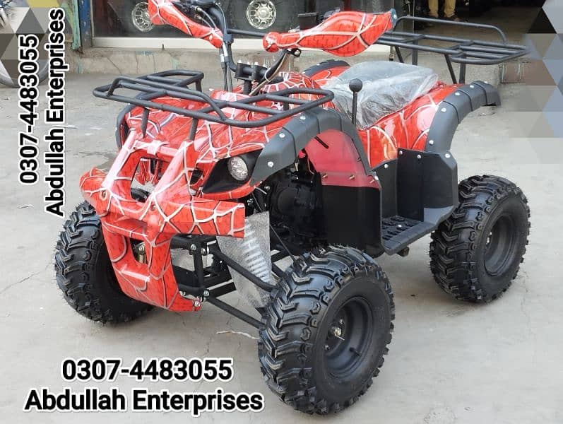 110cc model ATV quad bike 4 wheel with reverse gear Tyres for sale 0
