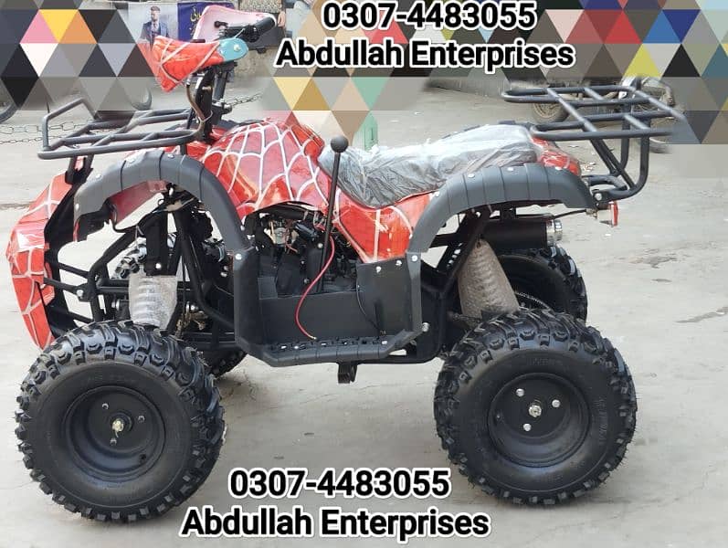 110cc model ATV quad bike 4 wheel with reverse gear Tyres for sale 4